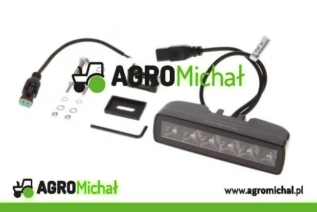 LAMPA PROSTOKĄTNA LED 30W 2880LM CZARNA ŚWIATŁO SKUPIONE LA10609