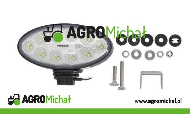 LAMPA ROBOCZA ELIPSA 10 LED 40W 4000 lm ŚWIATŁO ROZPROSZONE CRV1B.52301.01