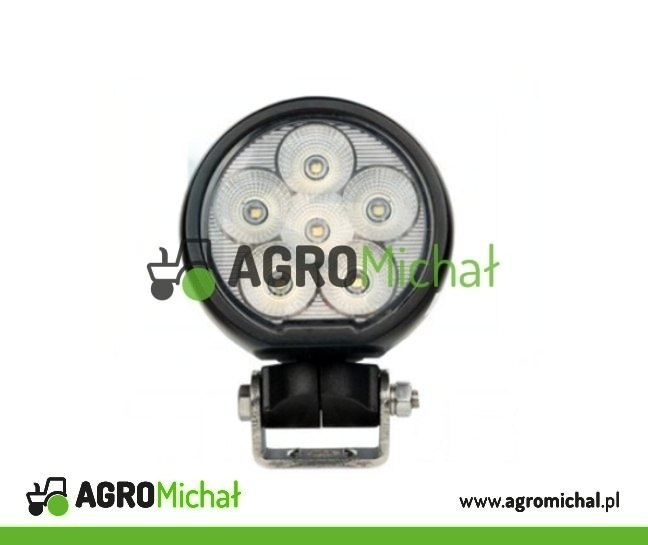 Lampa Robocza 60 Wat rozproszona, okrągła