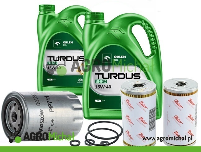 Zestaw – serwis olejowy ZETOR 5211 6211 5245 6245 7011 7211 7711 7045 7245 7745 (Wersja z dwoma wersjami paliwa)