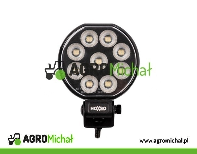 LAMPA ROBOCZA BLACK OKRĄGŁA 4,2" LED OSRAM ECE R10 HOXSO