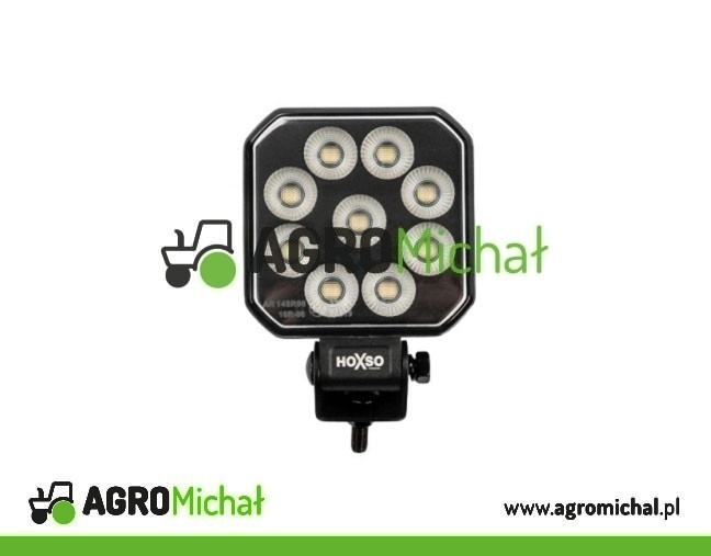 LAMPA ROBOCZA KWADRATOWA BLACK 4" OSRAM ECE R10 HOXSO